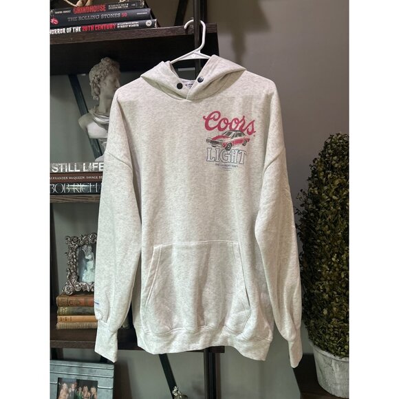 The Laundry Room Coors Racing Hideout Hoodie Pebble Heather Womens Size Small - Picture 8 of 13
